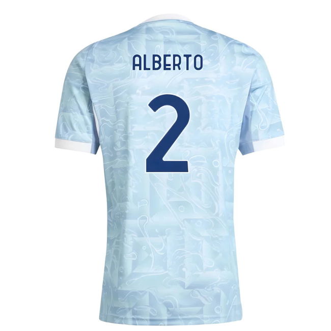 Professional Grade Juve Juventus Away Shirt Alberto #2 2025-2026 C...