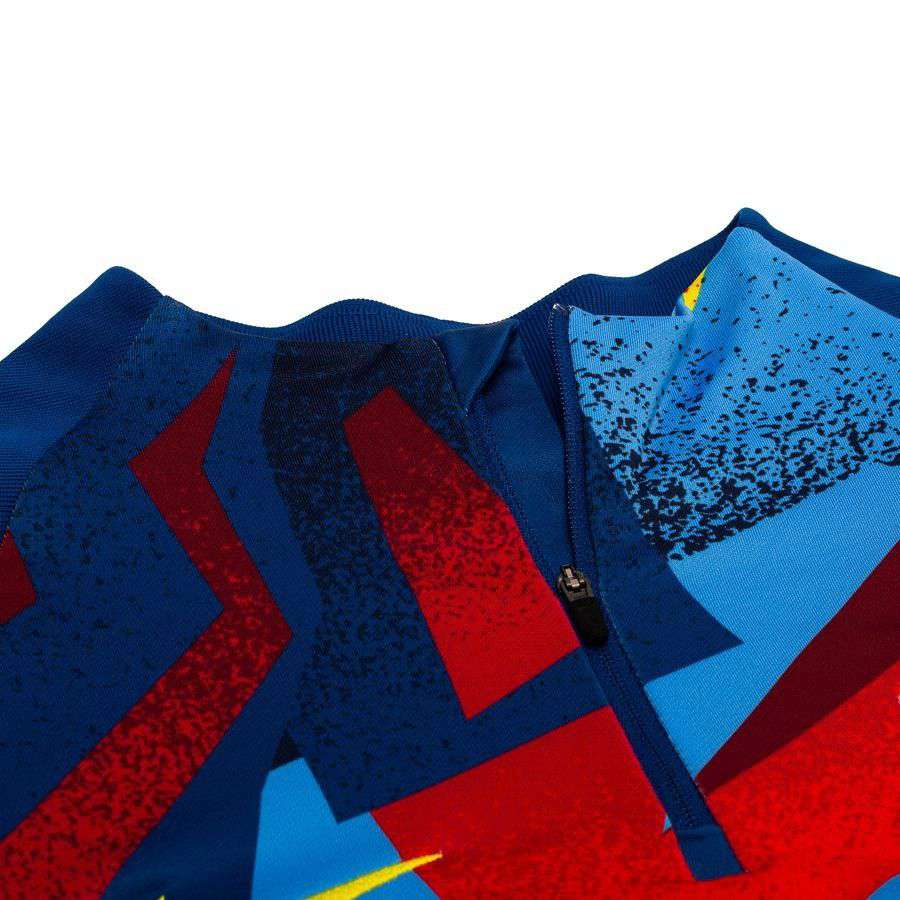 [EFKS] Barcelona Dri FIT Strike Drill Pre Match University Blue/Opti Training Yellow