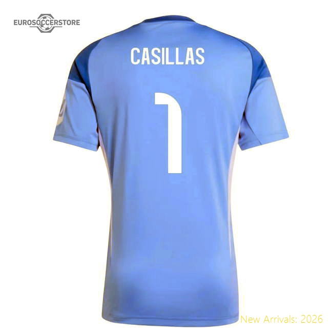 Popular 2025-2026 Real Madrid Home Goalkeeper Shirt (Blue) (Casillas
