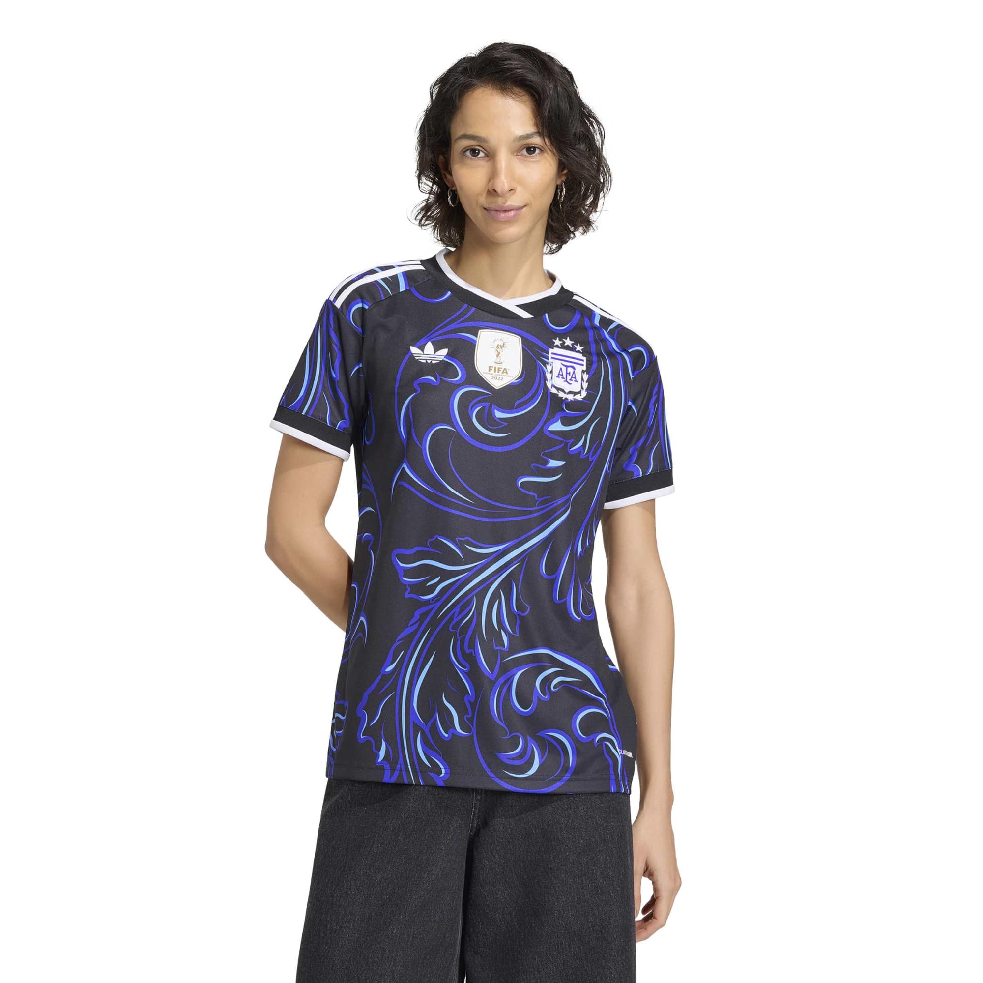 [SJH] Youth Argentina National Team Women's 2026 Away Replica Jersey - Black