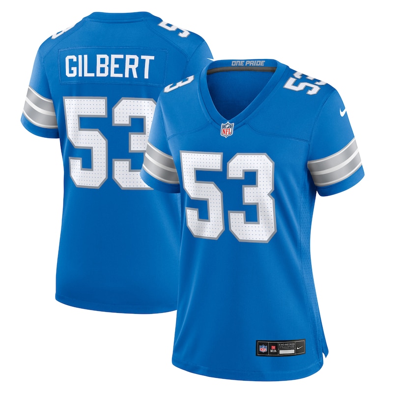 None DaRon Gilbert DET Lions Elite Collector's Item Football Apparel