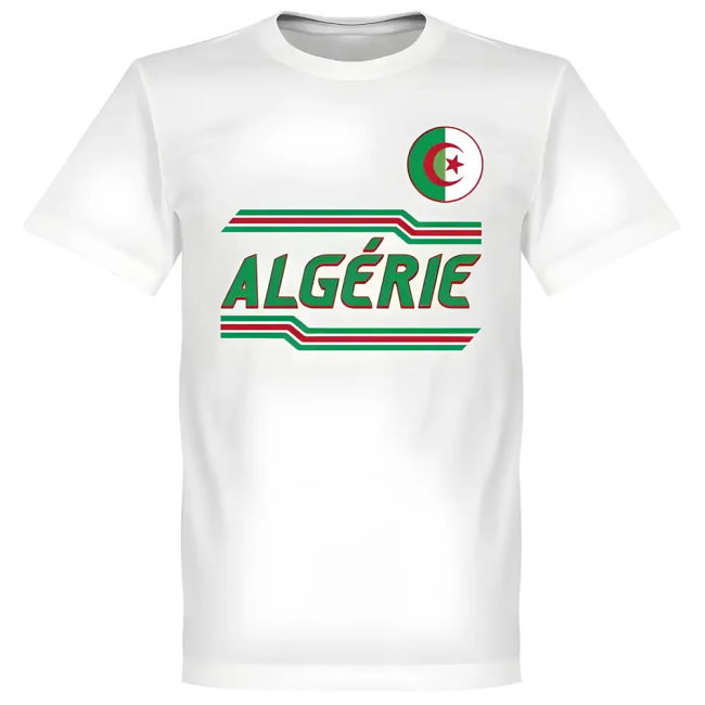World-Class Match-Ready Algeria Team T-Shirt - White Fan-Favorite