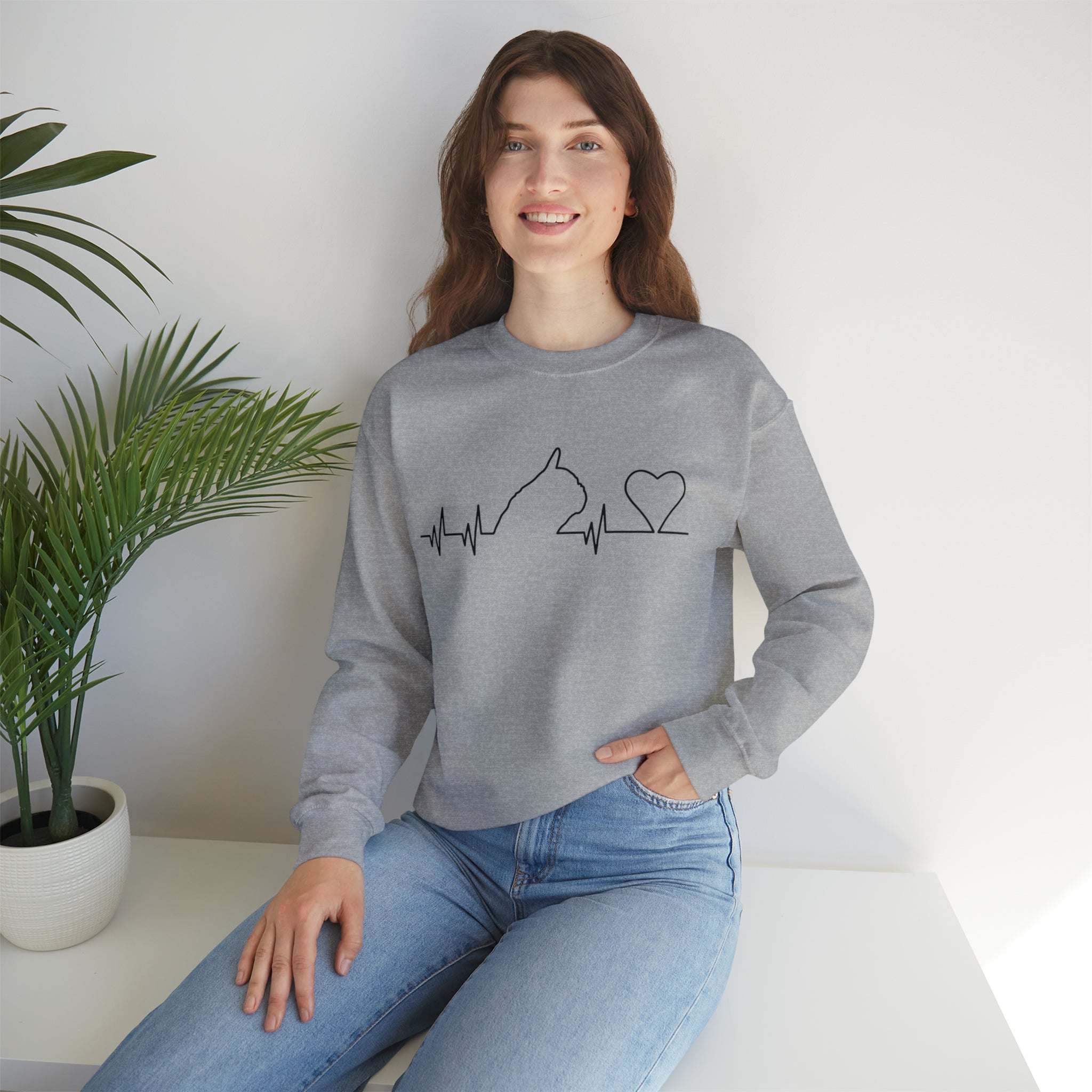Ecg - Everyday Unisex Sweatshirt Pet Owner Apparel | Premium Quality