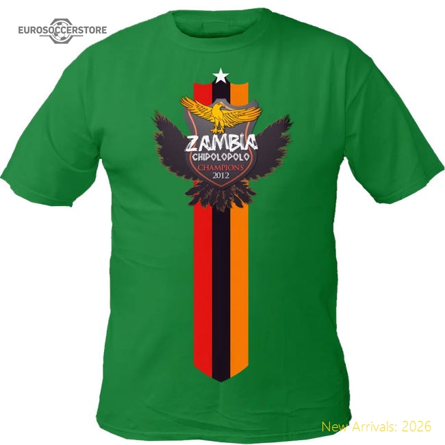 Top-grade 2012 Zambia Winners T-shirt - Excellent Value