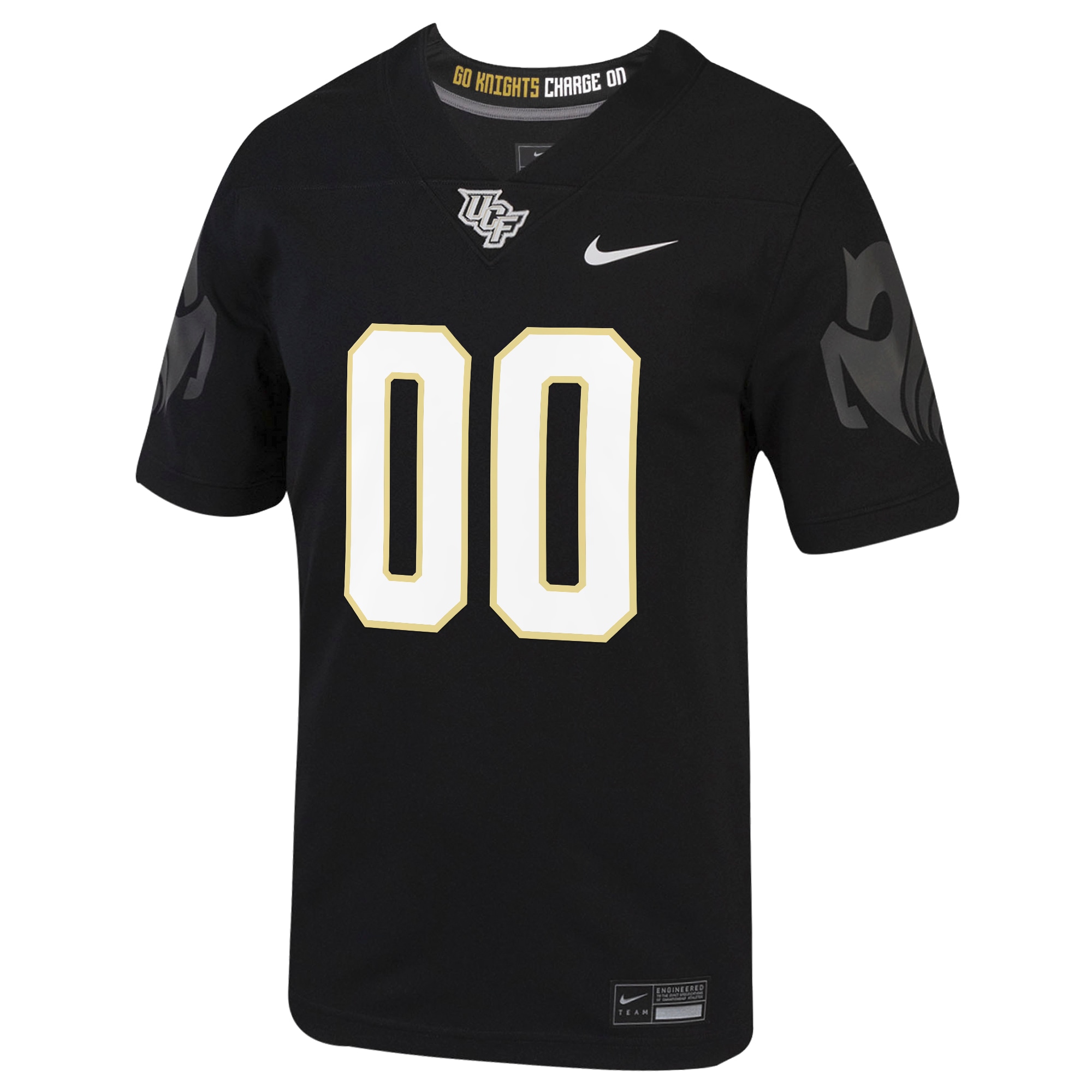 [DDG] UCF Knights Football Custom Game Jersey - Black