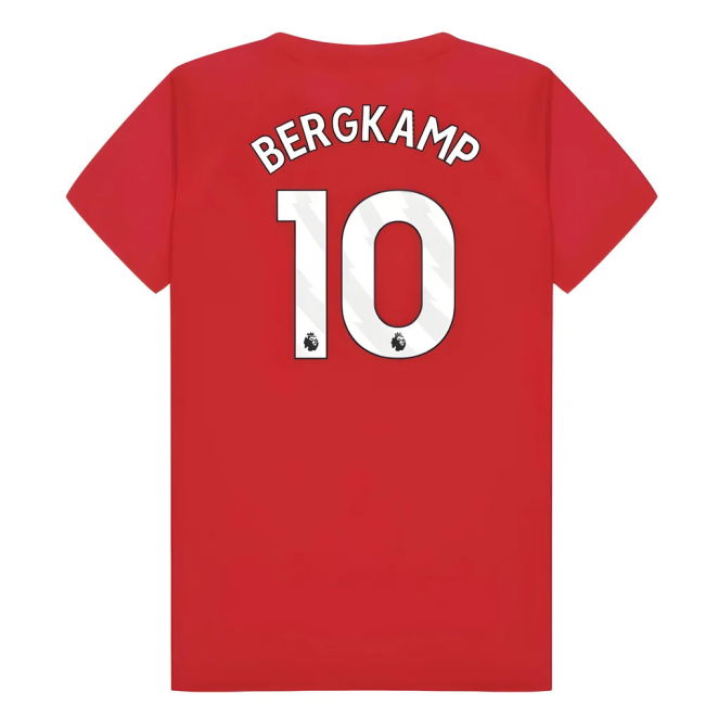 Arsenal Poly T-Shirt (Red) - Kids (Bergkamp 10)