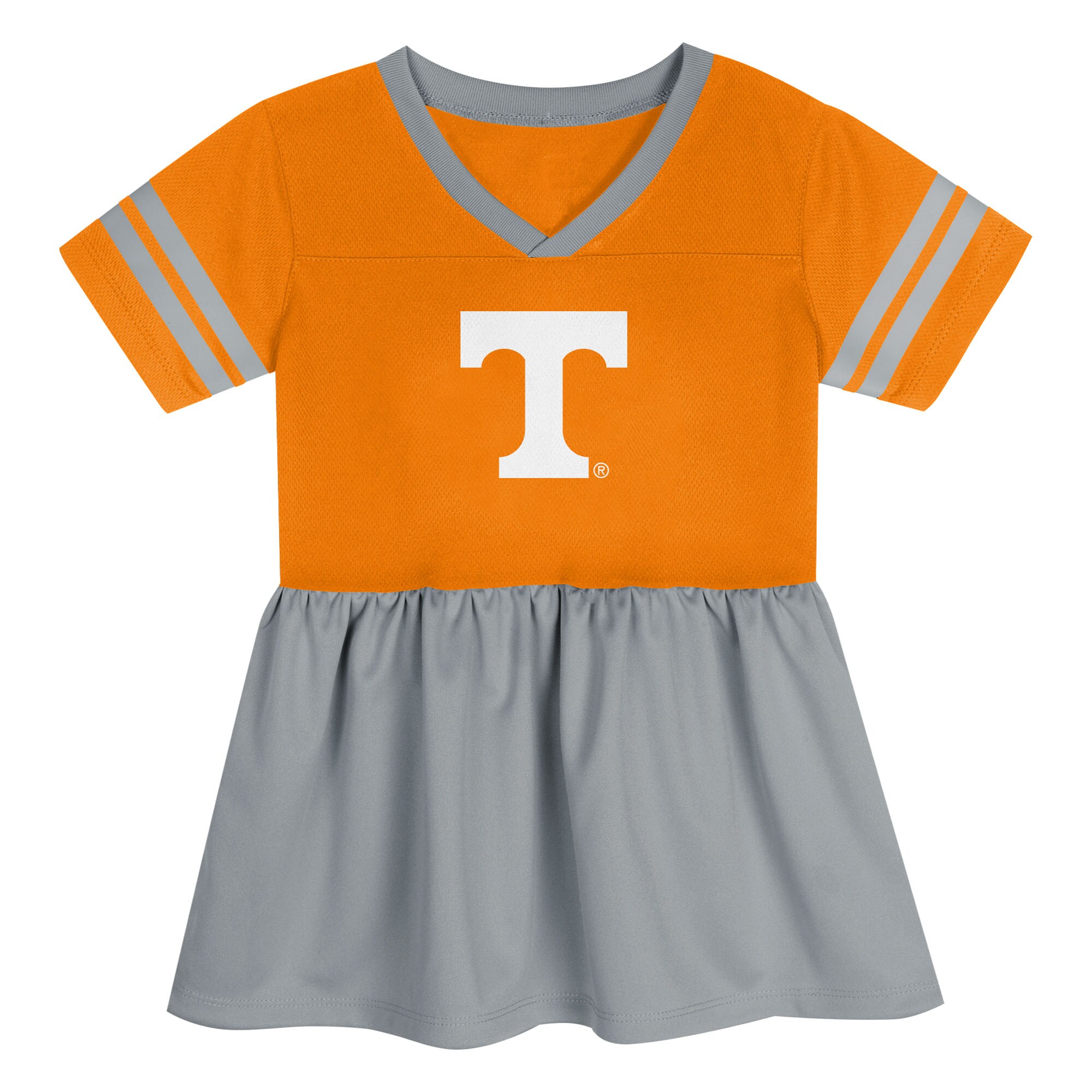 [NJP] Tennessee Volunteers Outerstuff Girls Preschool Stadium Lights Fashion Jersey Dress - Tennessee Orange/Grey