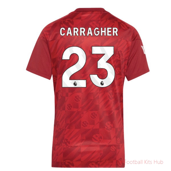 [EFKS] 2026-2027 Liverpool Pre-Match Warm Up Shirt Active Maroon - Womens Carragher 23