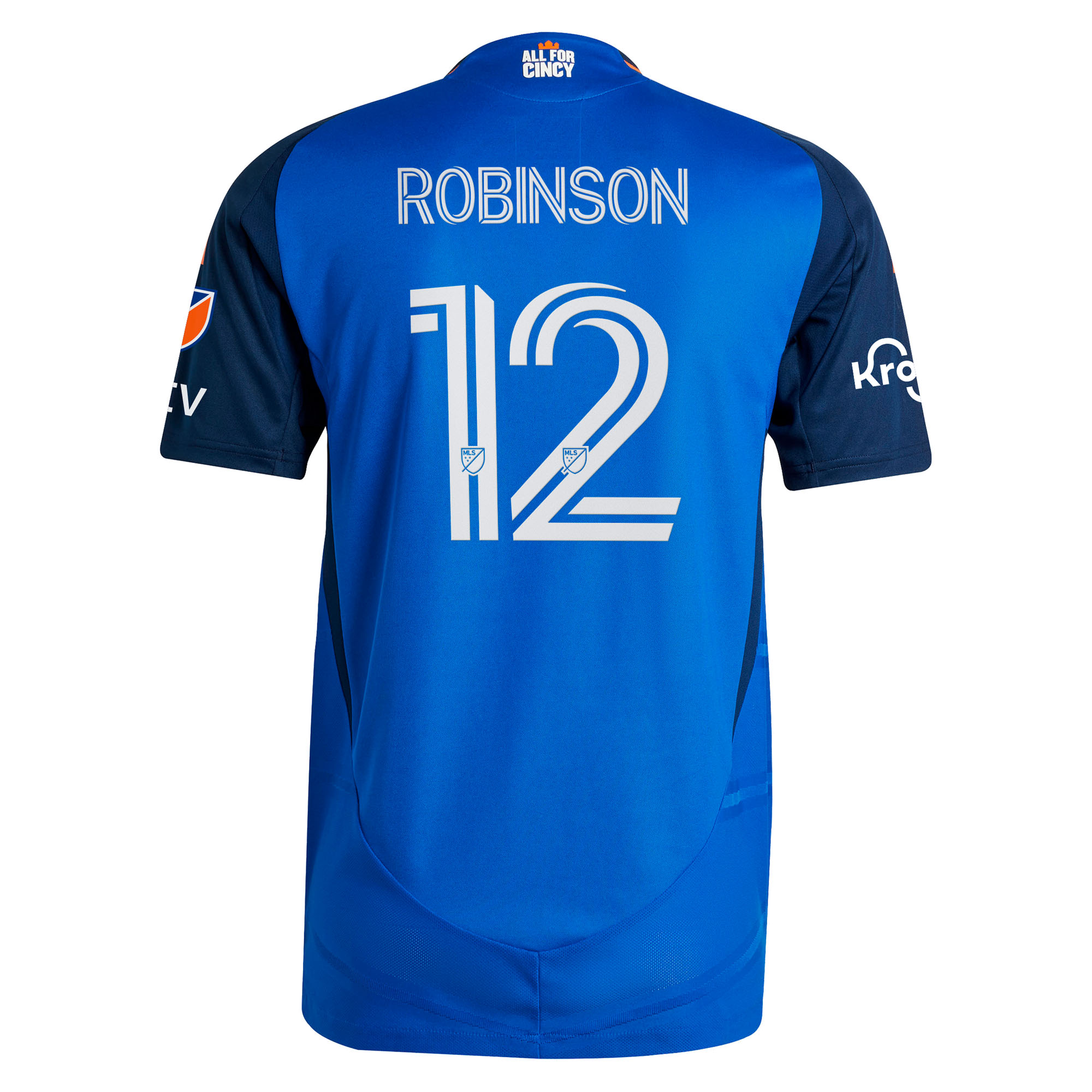 [JED] Miles Robinson FC Cincinnati 2025 Orange and Blue Legacy Kit Authentic Player Jersey - Blue