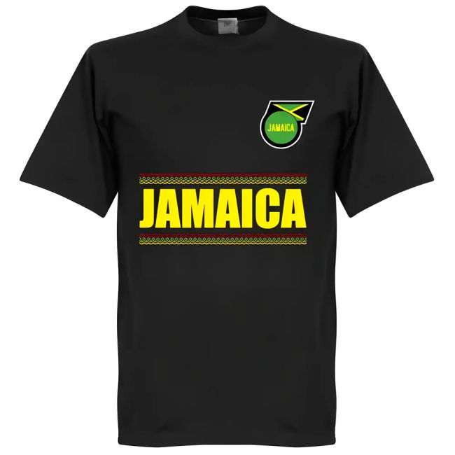 Aero-Dynamic Jamaica Team T-Shirt - Black Premium-Quality