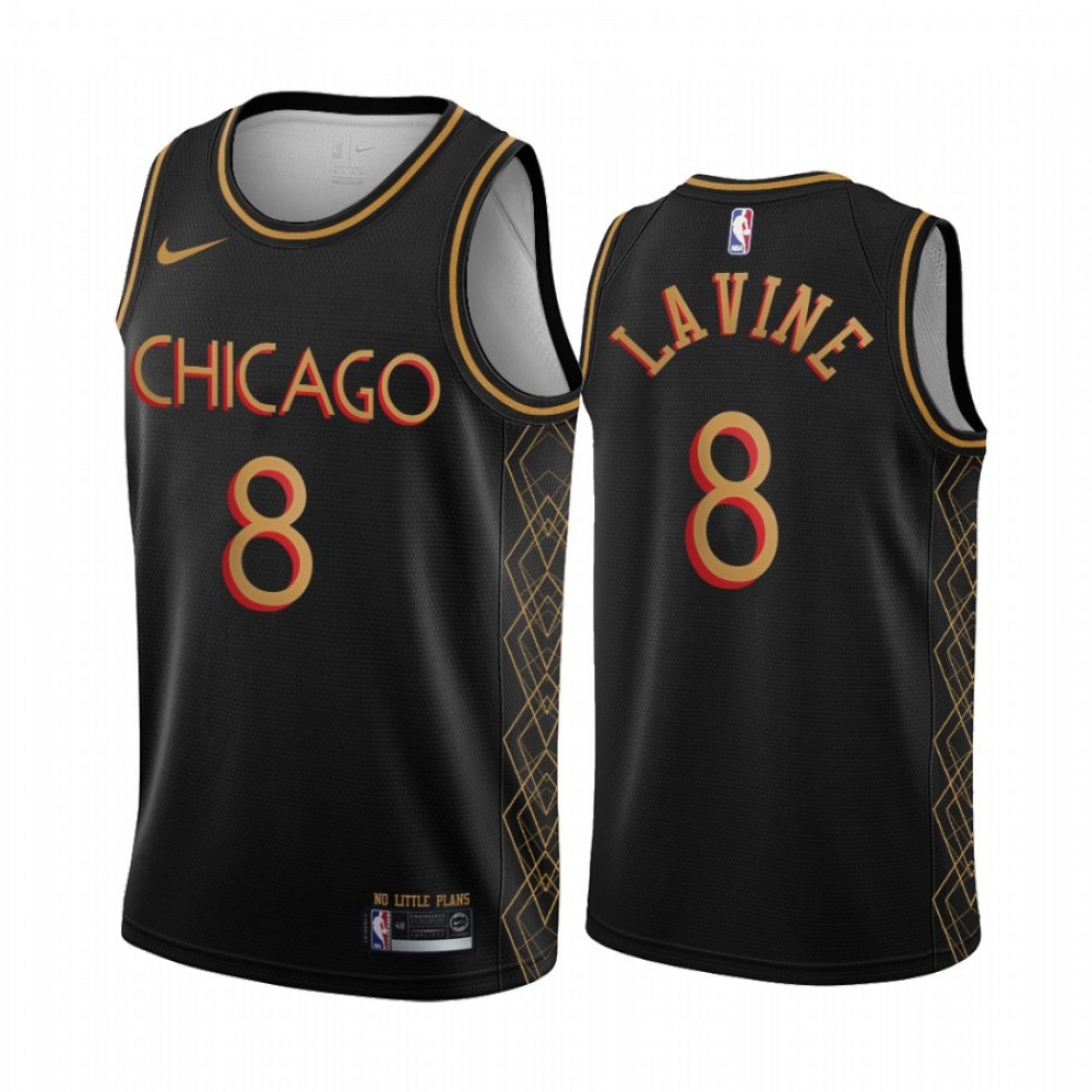 Durable Chicago Bulls 8 Jersey Black City Edition - Must-Have Jersey