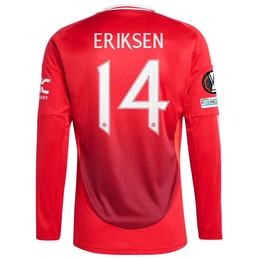 Manchester United Sleeve 2024-2025 UEL Home Jersey – Authentic Shirt