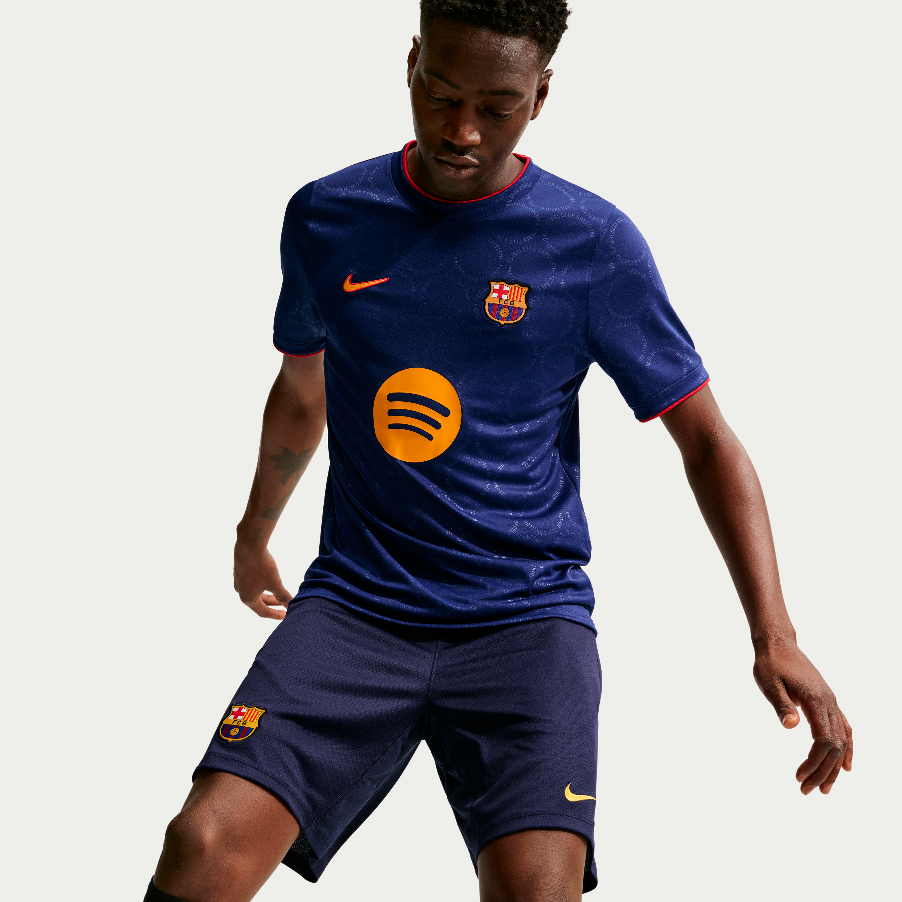 [SJH] Barcelona 2026/27 Third Dri-FIT Pre-Match Jersey Top - Royal