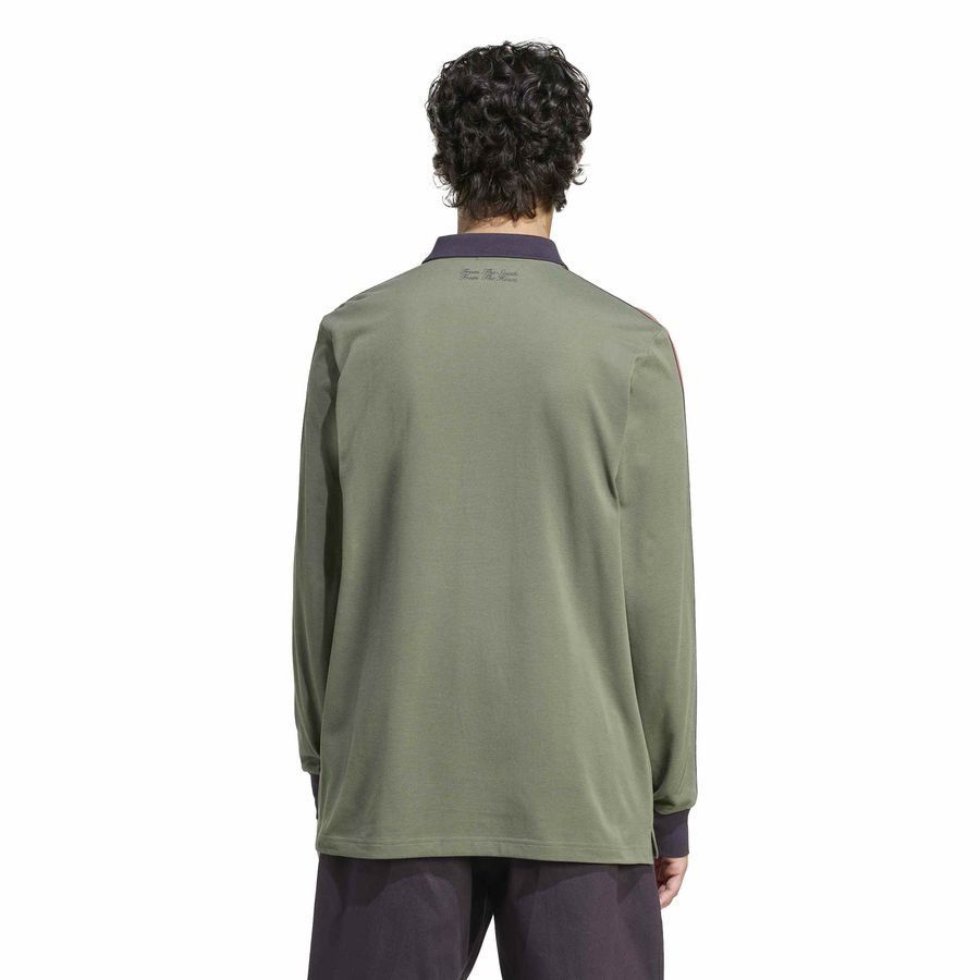 Bayern München Polo Terrace Icons - Base Green Long Sleeves