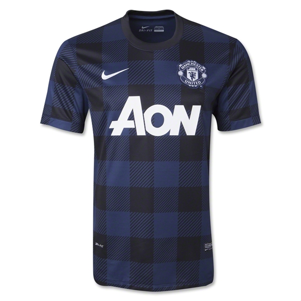 Advanced Fabric Man Utd 13-14 Manchester United 33 BEBE Away Black