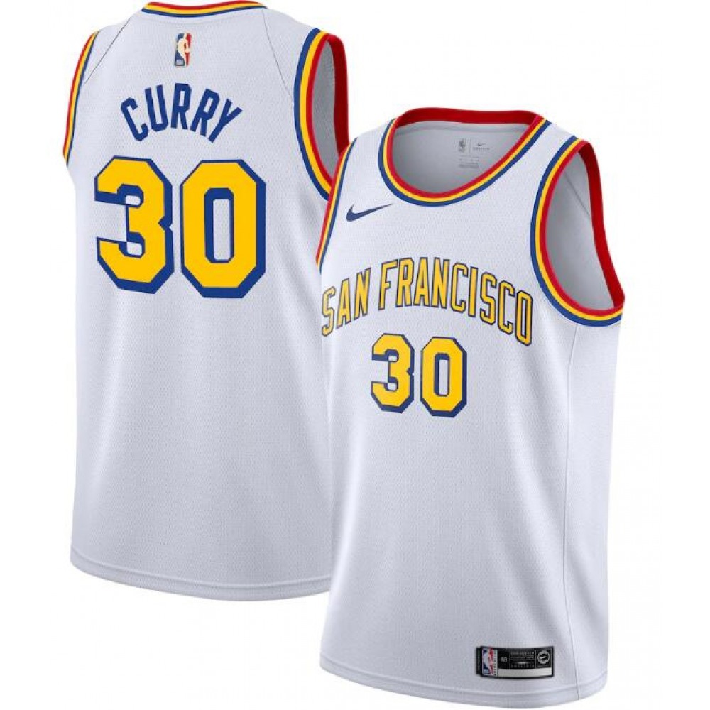 Performance Golden State Warriors Stephen Curry30 Jersey White...