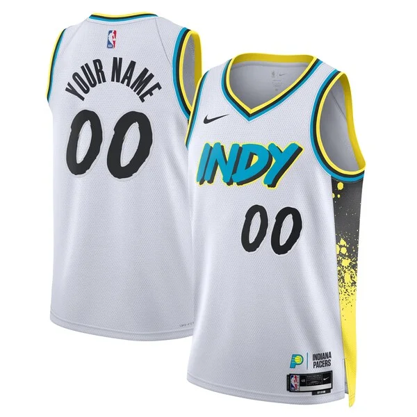 Indiana Pacers IND Swingman Jersey - stylish Basketball - White