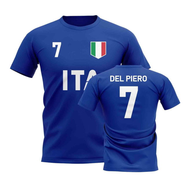 Alessandro Del Piero Country Code Hero T-Shirt (Blue) Premium