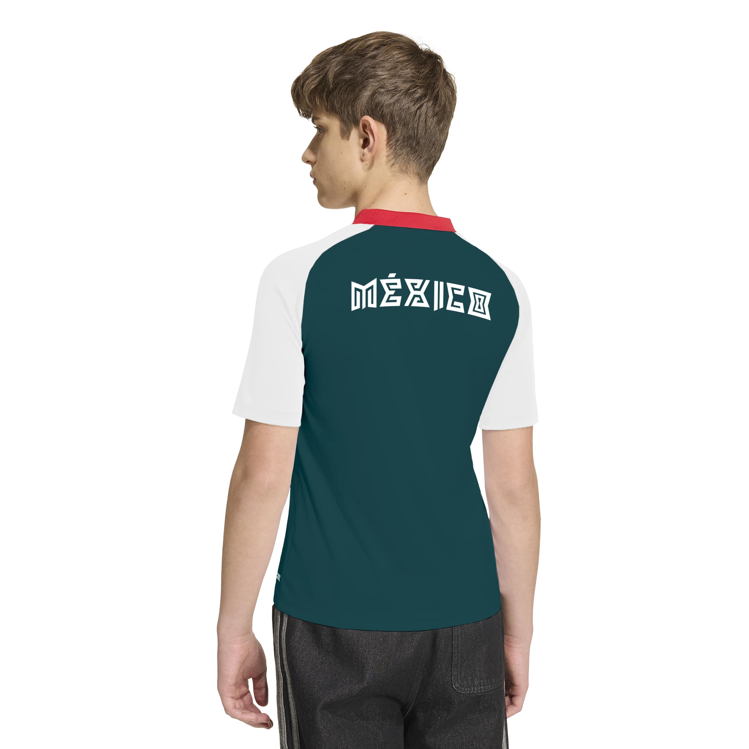 [JED] Mexico National Team Youth 2026 Pre-Match Jersey Top - White