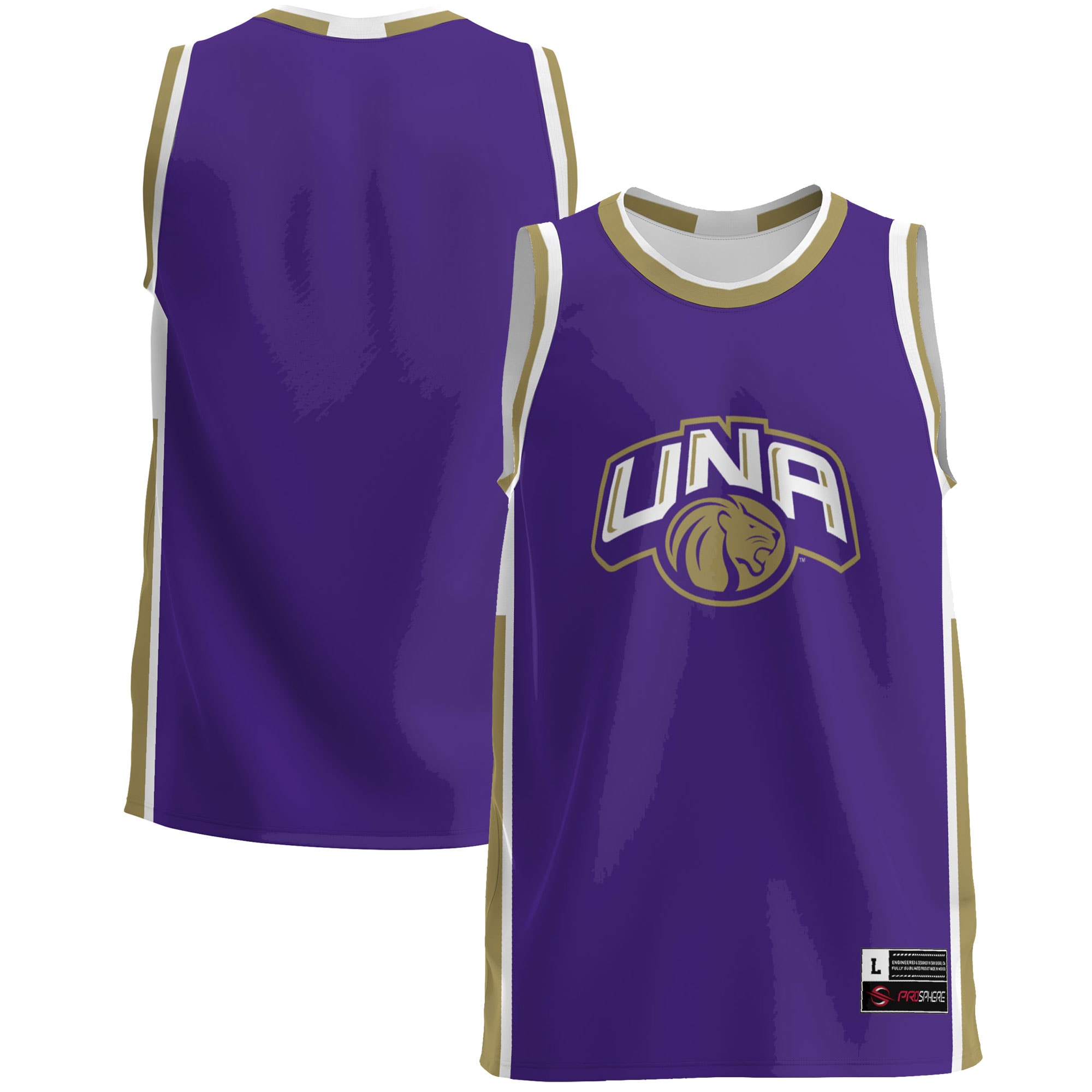 [NJP] Youth North Alabama Lions GameDay Greats Lightweight Basketball Jersey - Purple