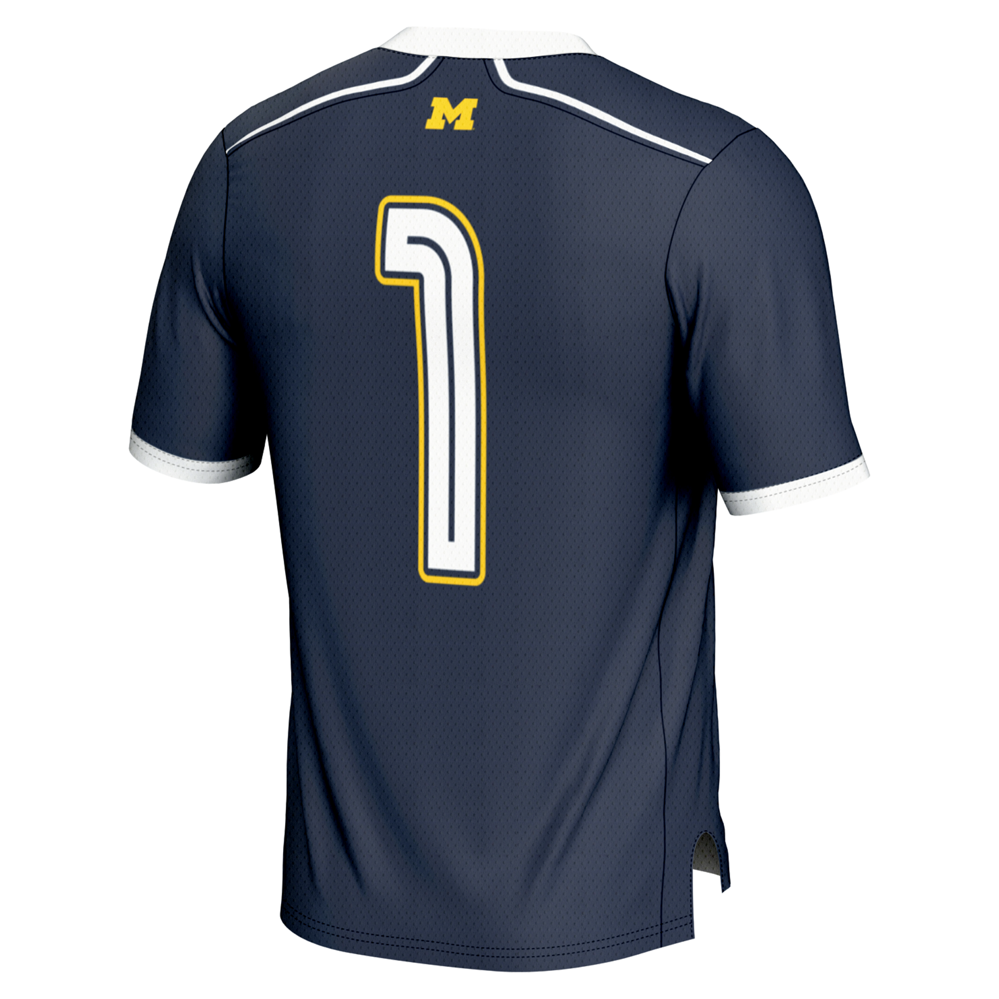 [NJP] Michigan Wolverines GameDay Greats Youth Lightweight Lacrosse Fashion Jersey - Navy