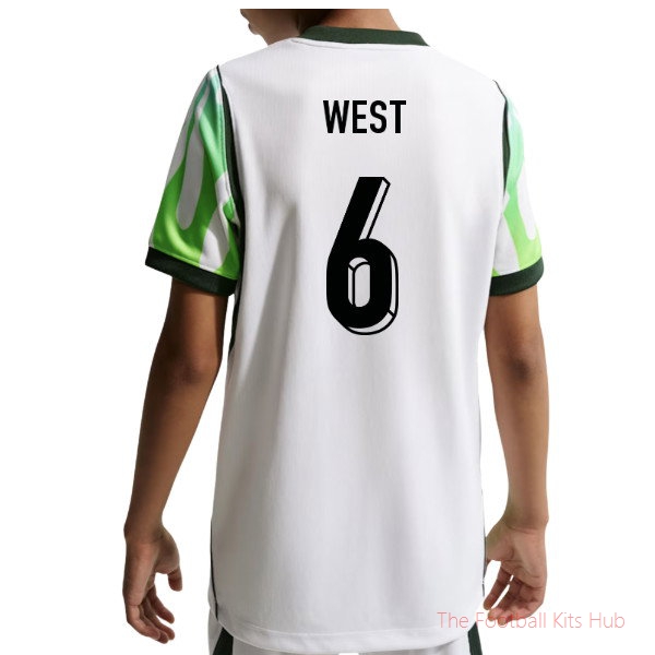 Team Football Nigeria 2026-2027 Away Shirt (Kids) (West 6)