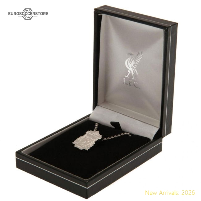 Official Liverpool Fc Stainless Steel Pendant & Chain - Premium