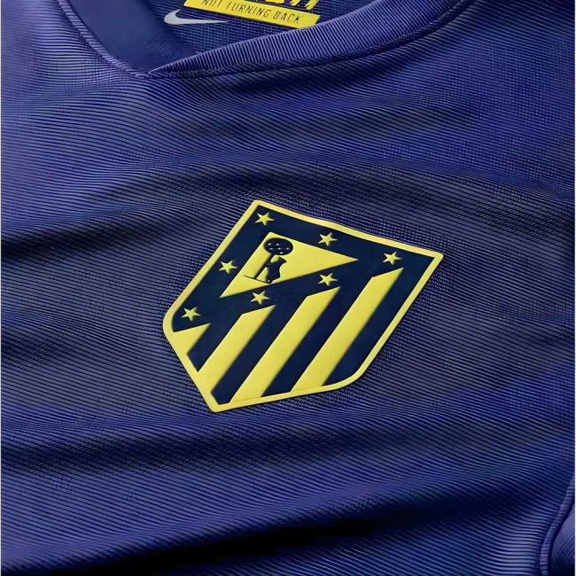New Breathable Atletico Madrid Away Team Kit