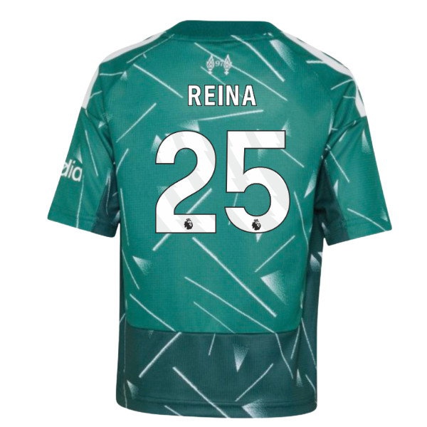 2026-2027 Liverpool Home Goalkeeper Mini Kit (Reina 25)