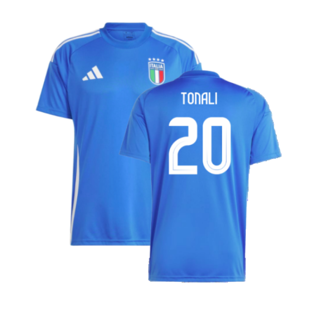 2024-2025 Italy Home Fan Jersey (Tonali 20) Oranje Performance