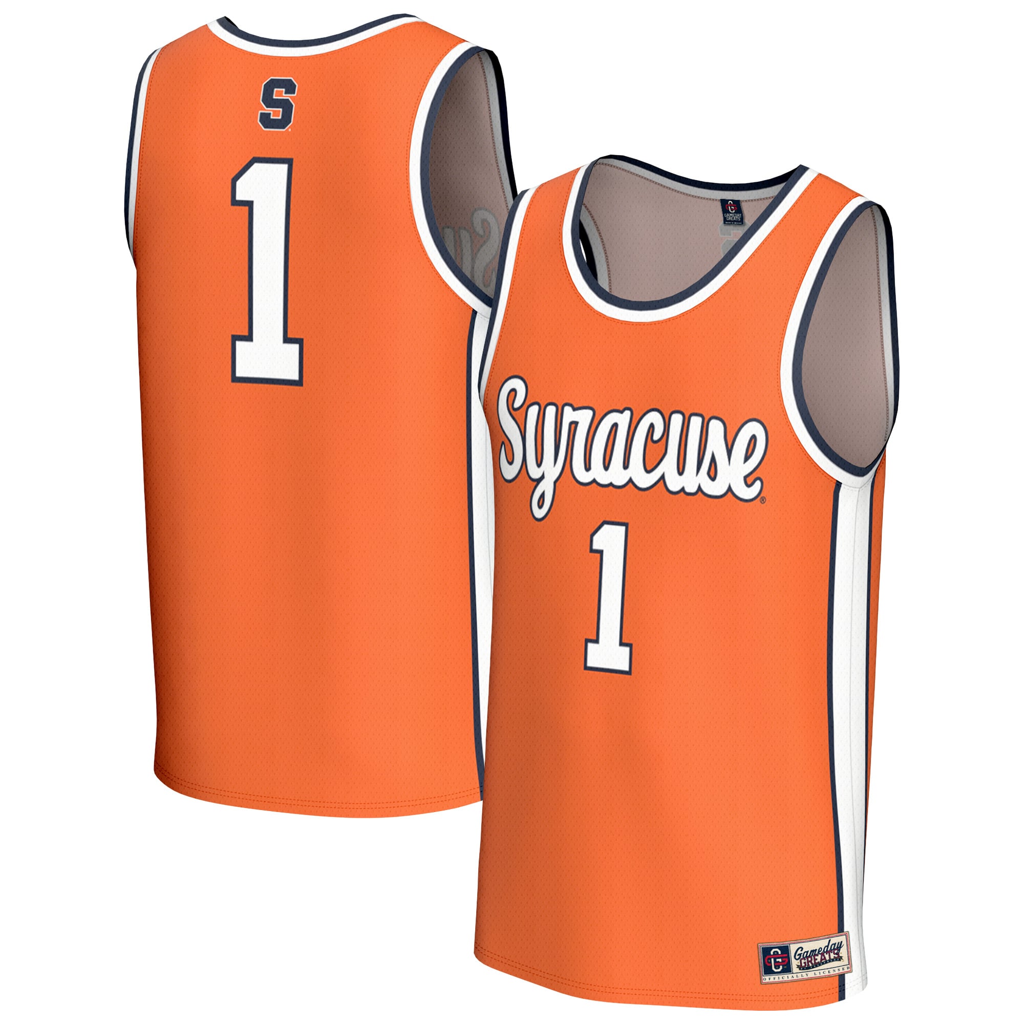 Syracuse Orange GameDay Greats Youth Lightweight Collegiate Basketball Fashion Jersey - Orange