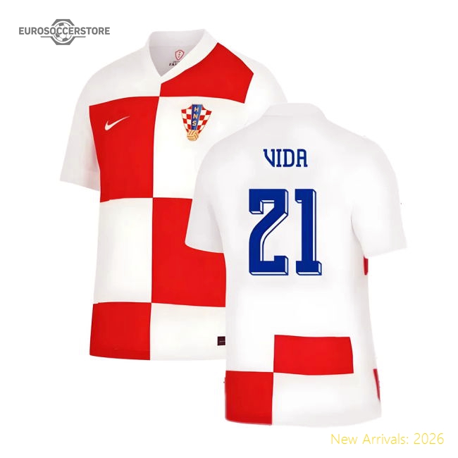 2024-2025 Croatia Home Shirt (Vida 21)