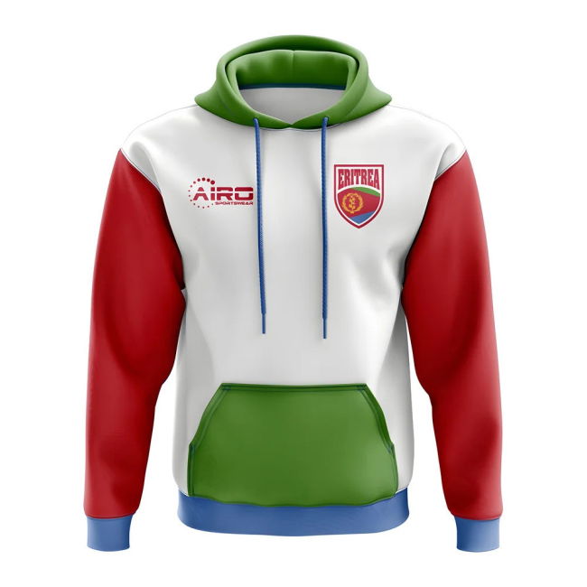 World Eritrea Concept Country Football Hoody (White) Athletic