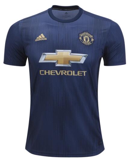 Performance Driven Man Utd Manchester United Third 201819 Blue Soccer