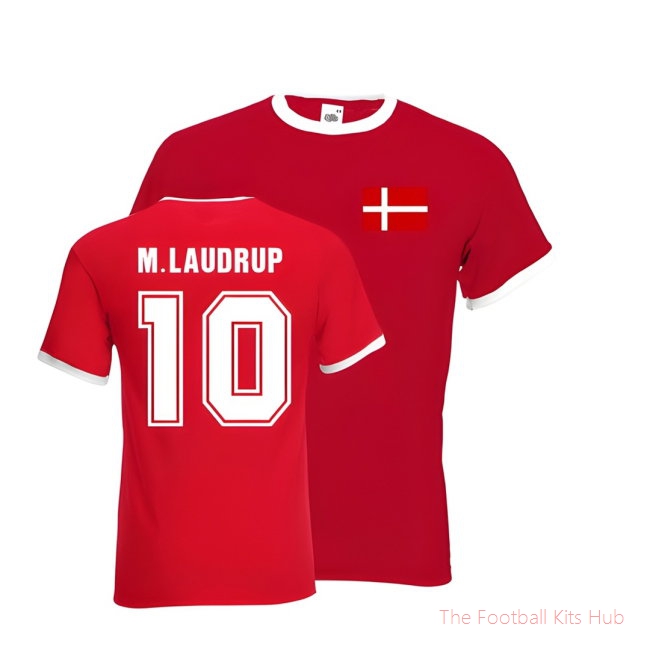 Men Michael Laudrup Ringer Tee (red)