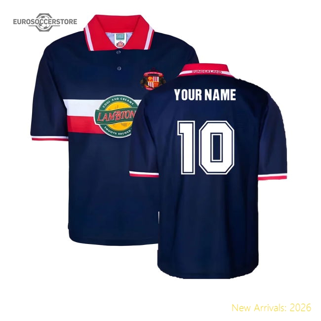 Authentic Sunderland 1999 Retro Away Shirt (your Name) - Premium