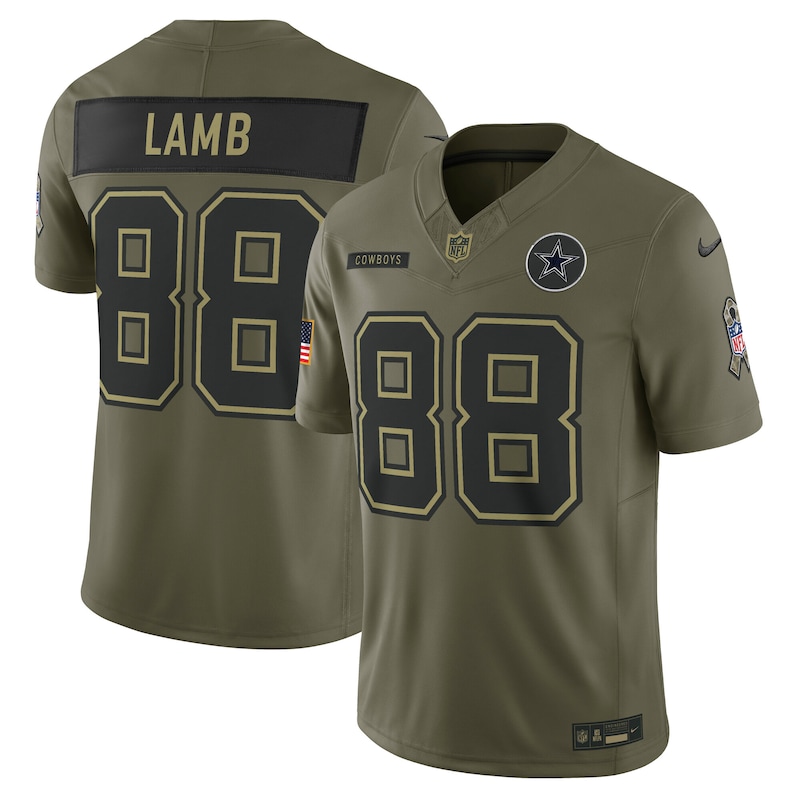 None CeeDee Lamb DAL Cowboys Sleek Top-Grade Jersey for NFL Fans