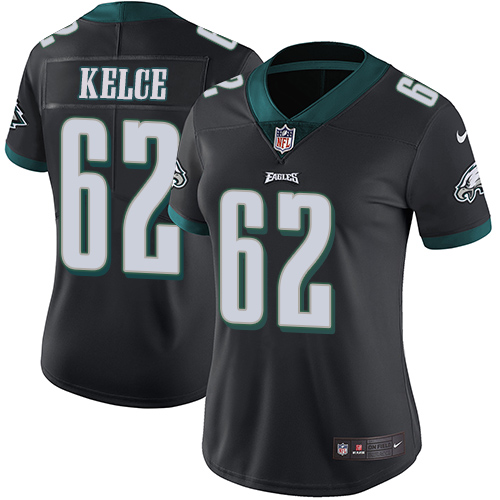 NFL PHI Eagles #62 Jason Kelce Black Limited Jersey - Authentic Qua...