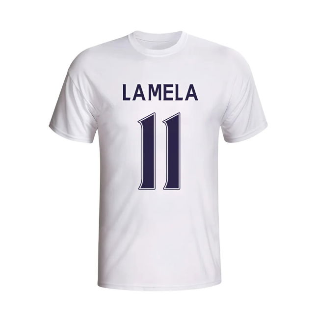 Spurs Genuine Erik Lamela Tottenham Hero T-shirt (white)