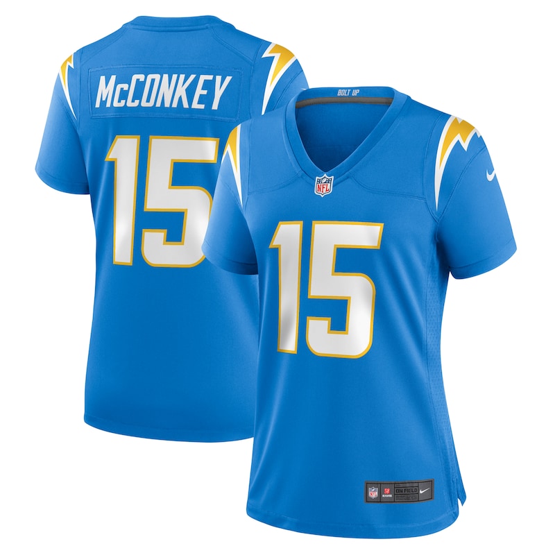 None Ladd McConkey Los Angeles Chargers Championship Contender Game...