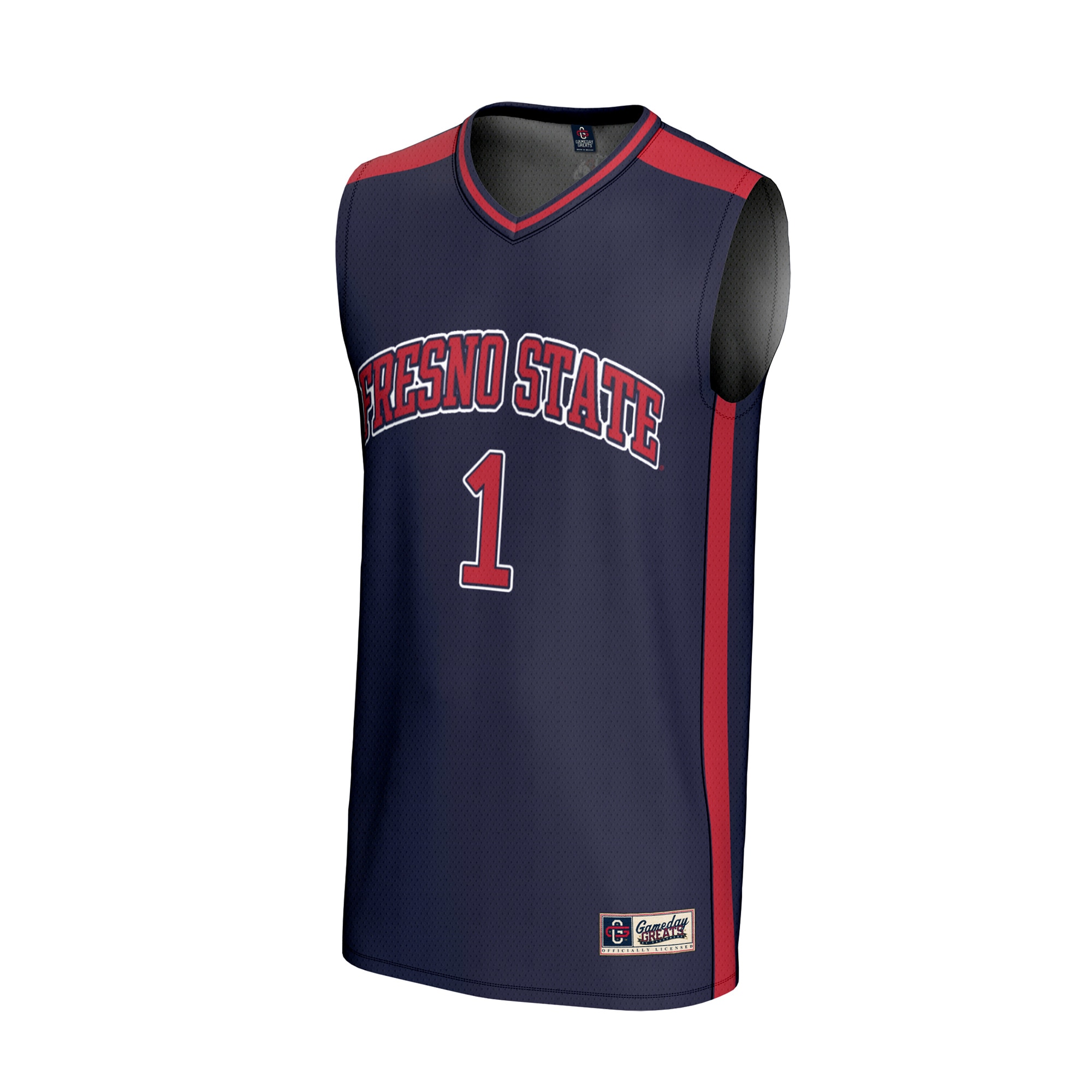 [NJP] Fresno State Bulldogs GameDay Greats Youth Lightweight Basketball Fashion Jersey - Navy