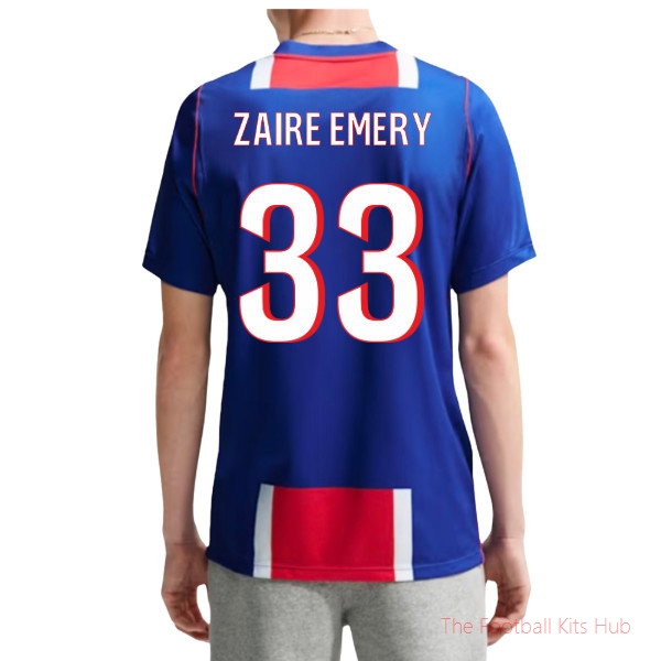PSG Paris Saint Germain 2026-2027 Home Shirt (Zaire Emery 33)