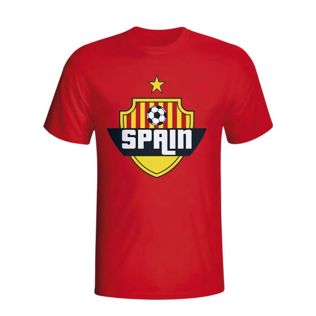Spain Country Logo T-shirt (red) - Kids