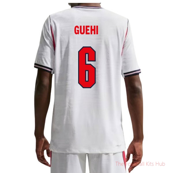 England National Team 2026 2027 Authentic Aero Fit Home Shirt (Guehi 6)