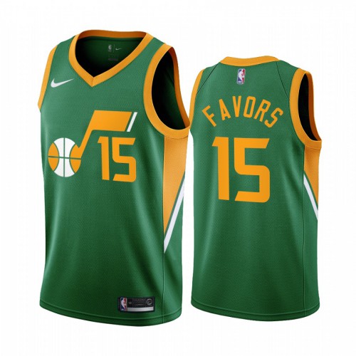 UTA Green U. Jazz #15 NBA Jersey NBA Fan Apparel Premium Quality