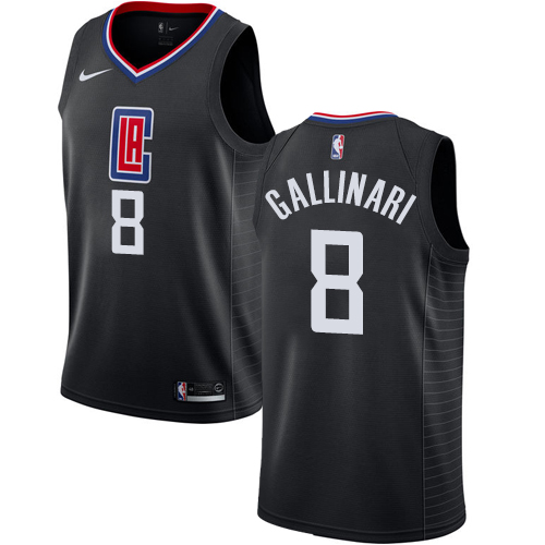 Nike Clippers Black Angeles Clippers #8 Jersey - Great Value