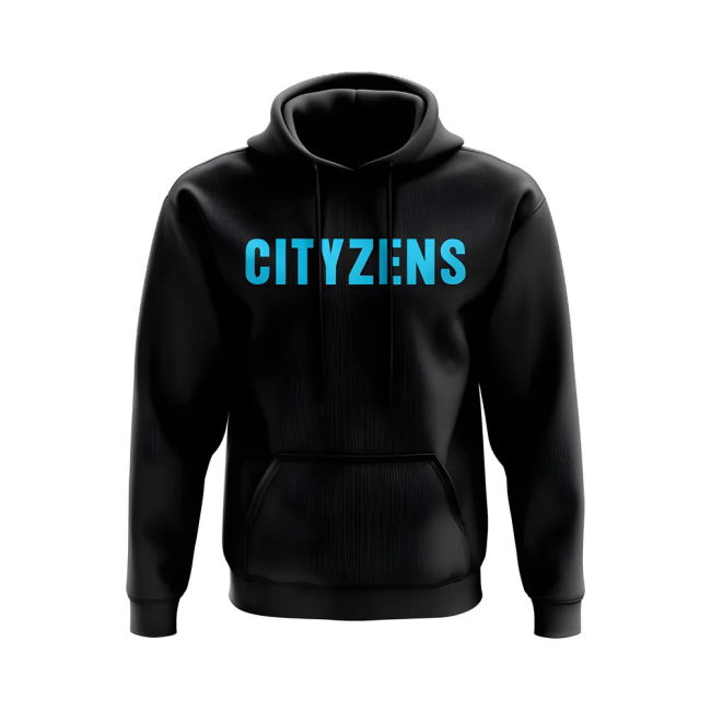 Manchester City Cityzens Hoody (Black) | Official Merchandise | Elite