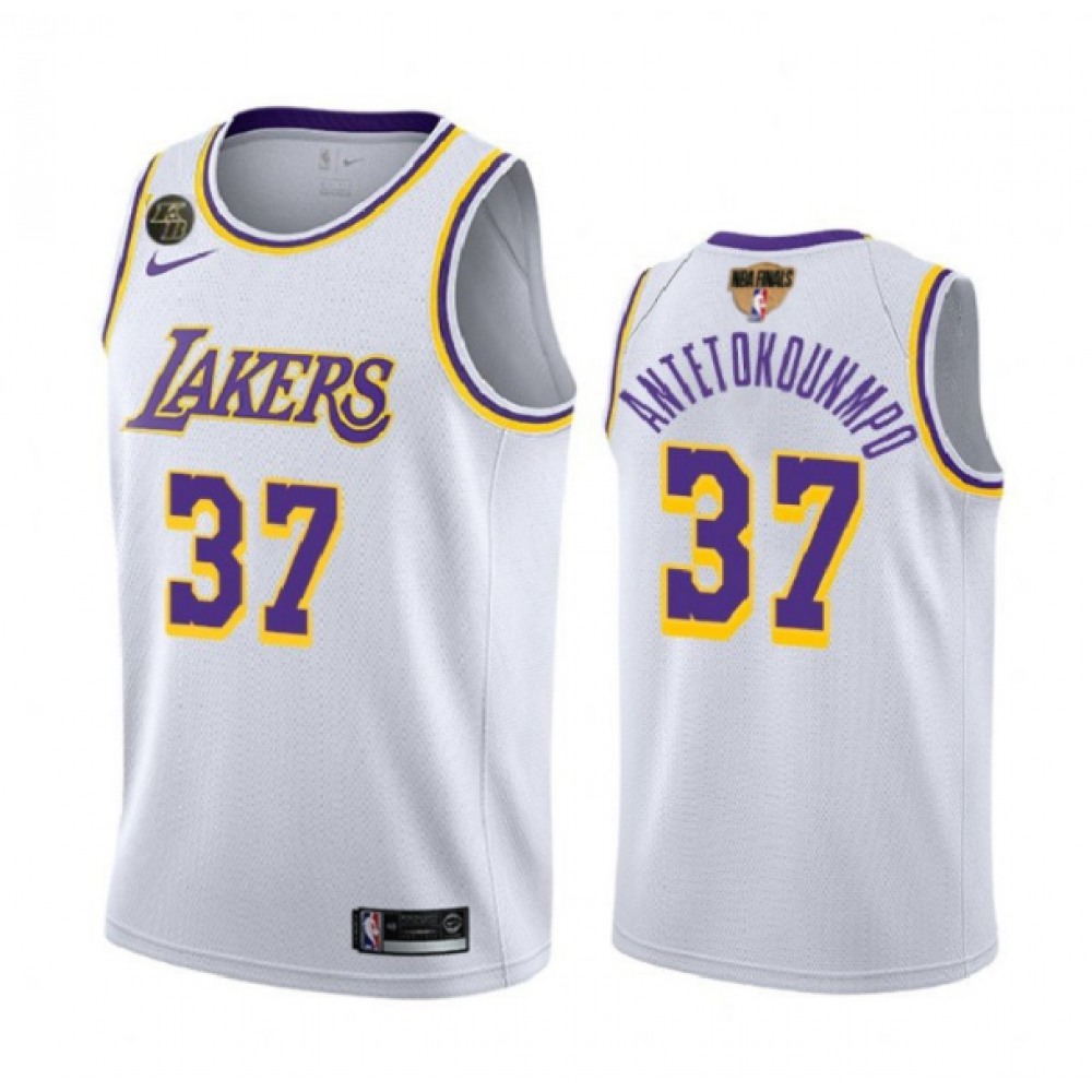 Premium 37 Los Angeles Lakers White Jersey - - Game Day Essential