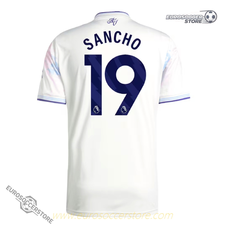 Aston Villa 25-26 Third Version SANCHO 19 Football Jersey