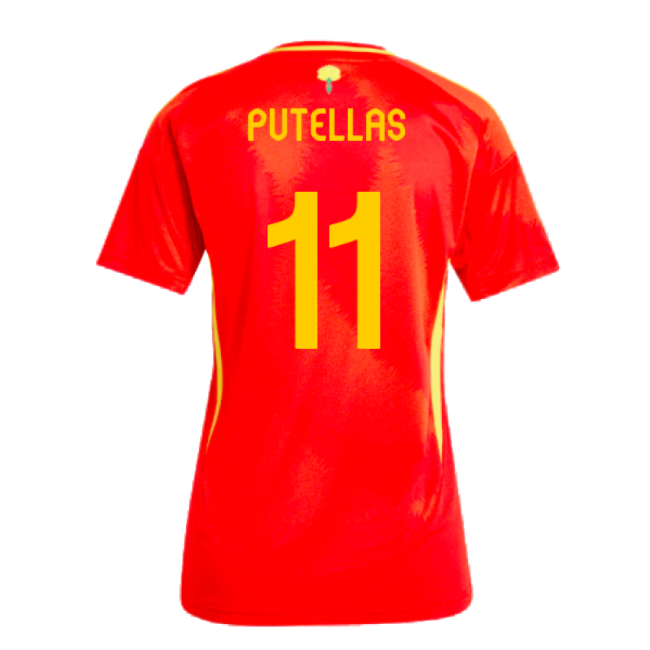 S Spain Female 2024 Home Jersey Shirt Football Fan Supporter Supporter Collection